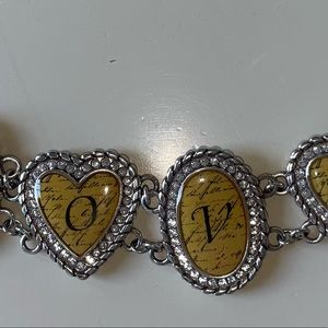Brighton® “Love Letters” Swarovski Crystal Toggle Bracelet